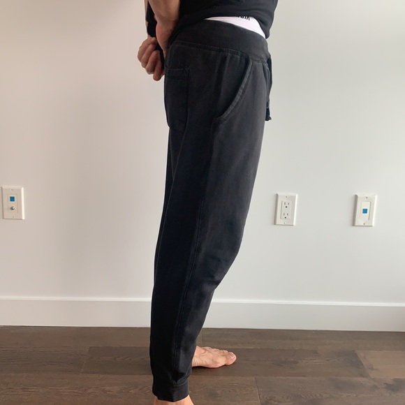 Men’s sweatpants black - Picture 3 of 5